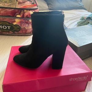 Black booties size 7